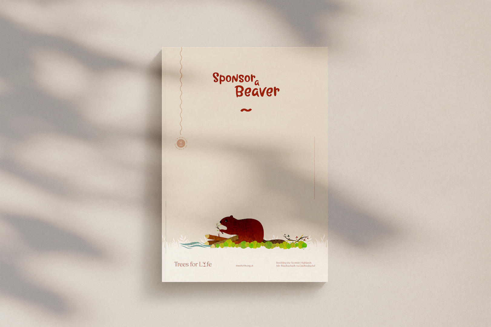 Sponsor a beaver certificate Sponsor a beaver certificate