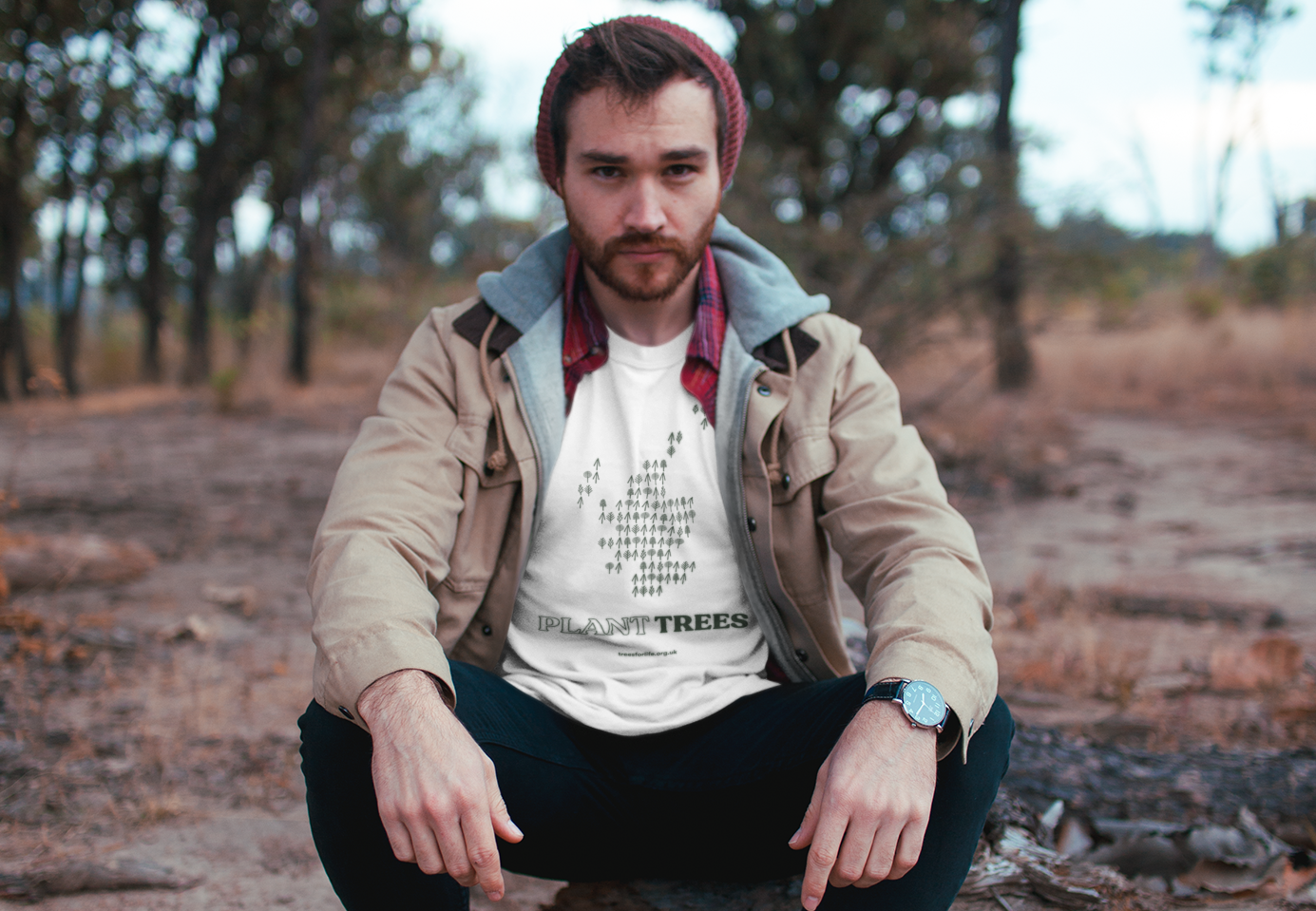 Trees for Life Men's T-shirt Plant Trees Trees for Life Men's T-shirt Plant Trees