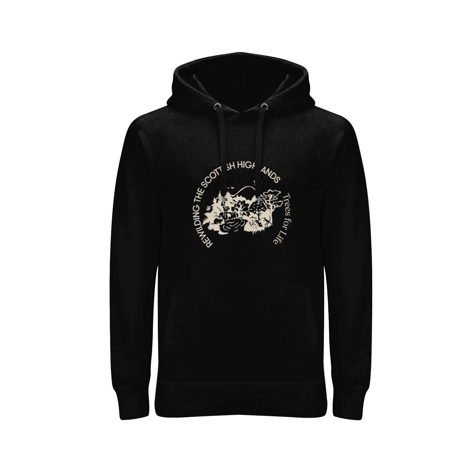 Rewilding the Highlands Hoodie - Trees for Life