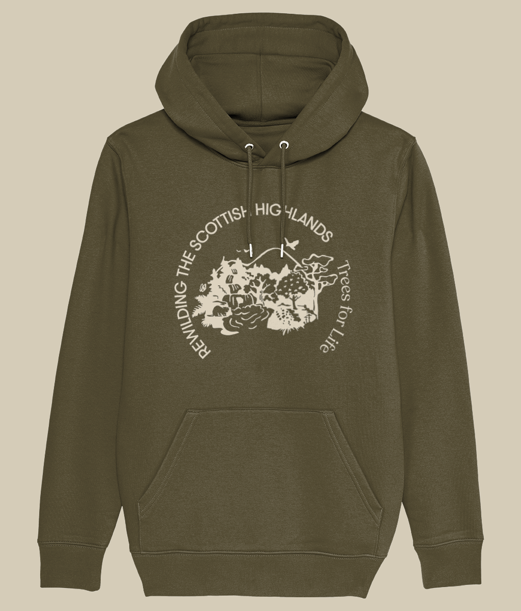 mockup-Kharki hoodie