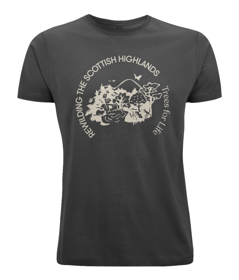 Rewilding design organic cotton unisex t-shirt