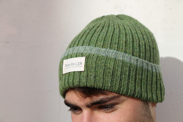 Scots pine lambs wool hat