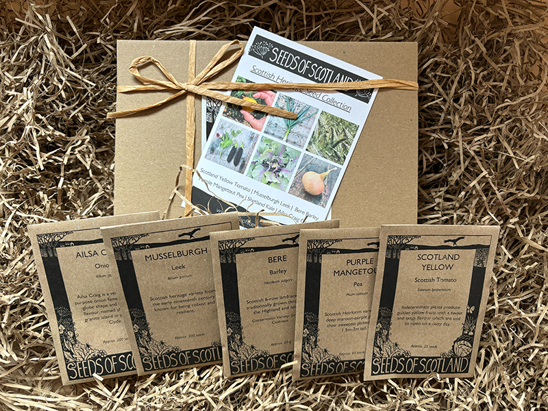 Scottish Vegetable Seed Gift Box - UK Exclusive