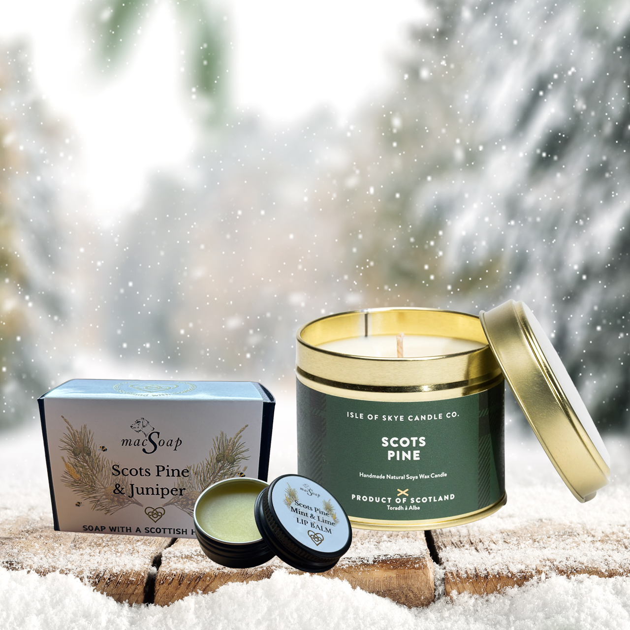 Scots pine botanials gift set