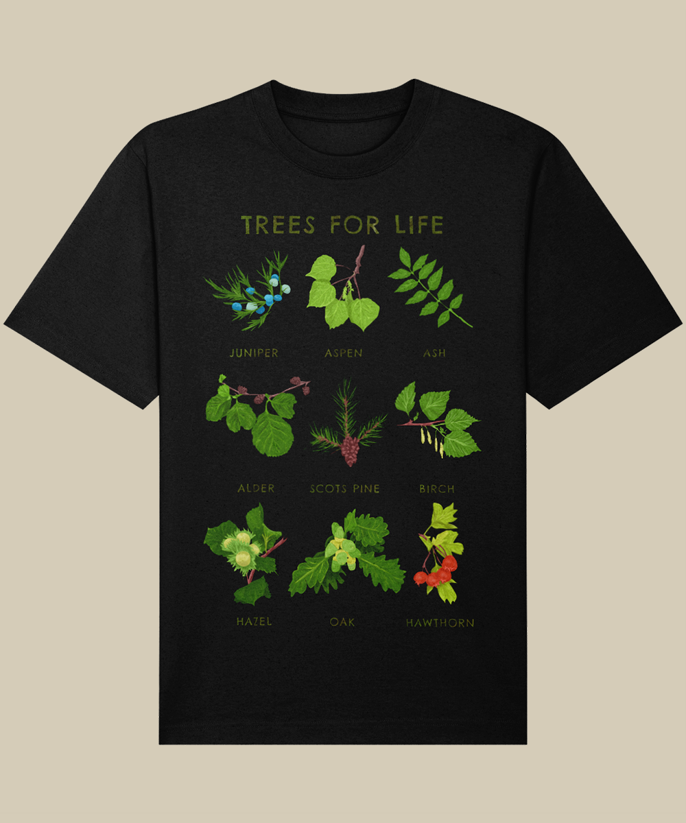 Trees for Life Tee - black